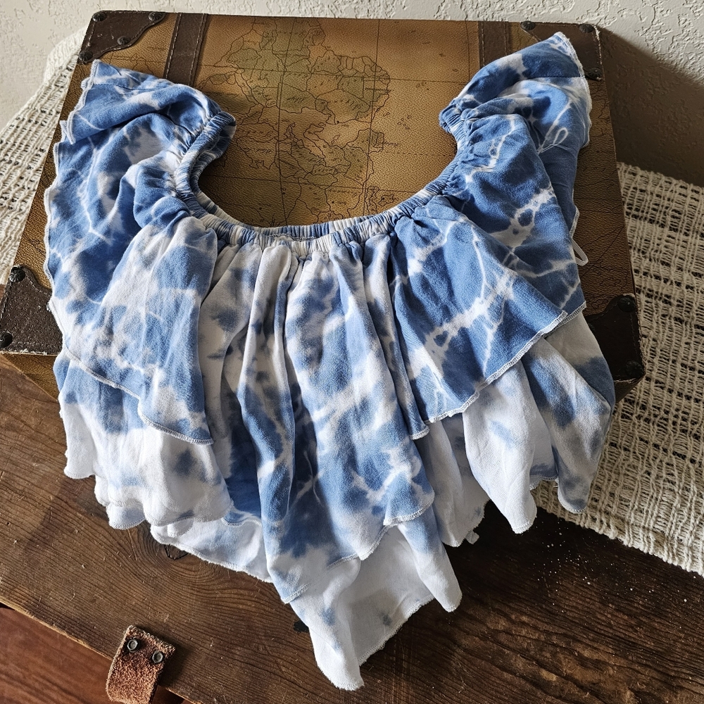 Ocean Drive flowy crop top